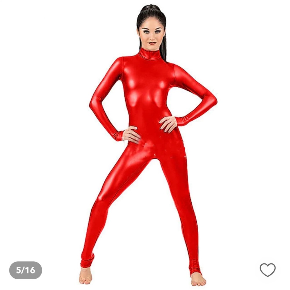 Red jumpsuit